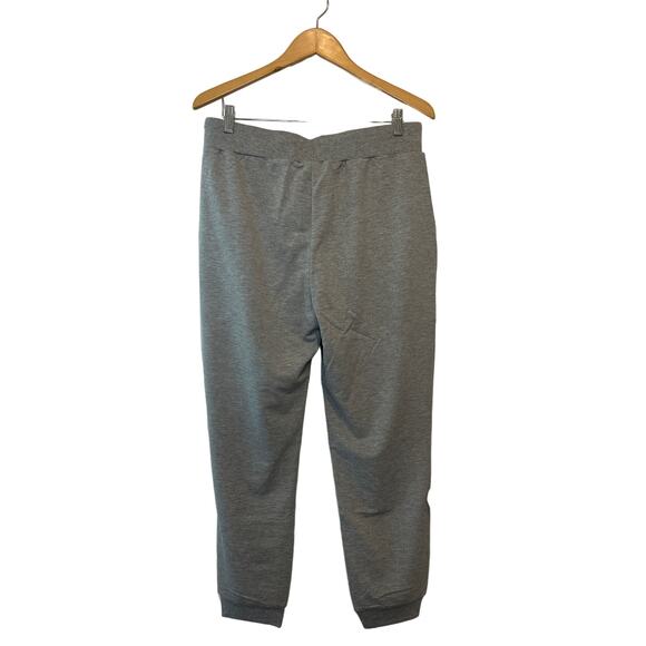 Badgley Mischka Gray French Terry Joggers w/Pockets Style 8BRP0068 Size Large - Picture 3 of 11